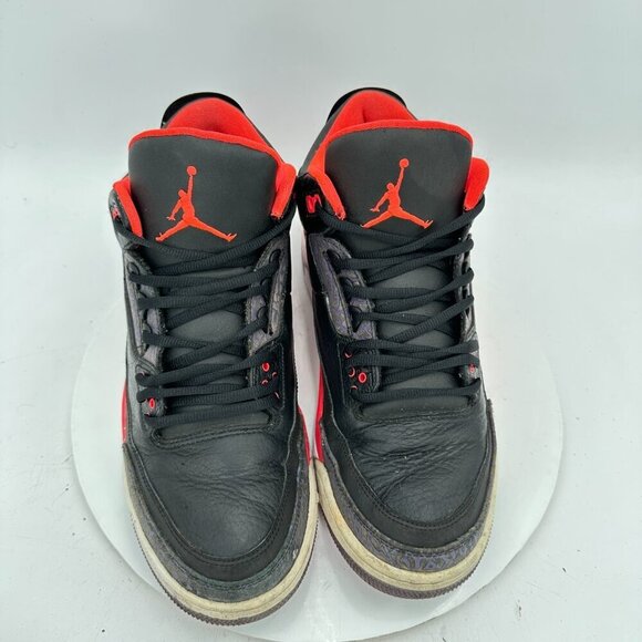 Nike Air Jordan 3 III Retro Crimson Size 12 136064-005 Black Red Bright Shoes - Picture 3 of 11